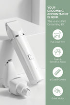 4-in-1 Electric Pet Grooming Kit